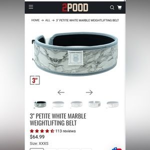 2Pood weightlifting belt